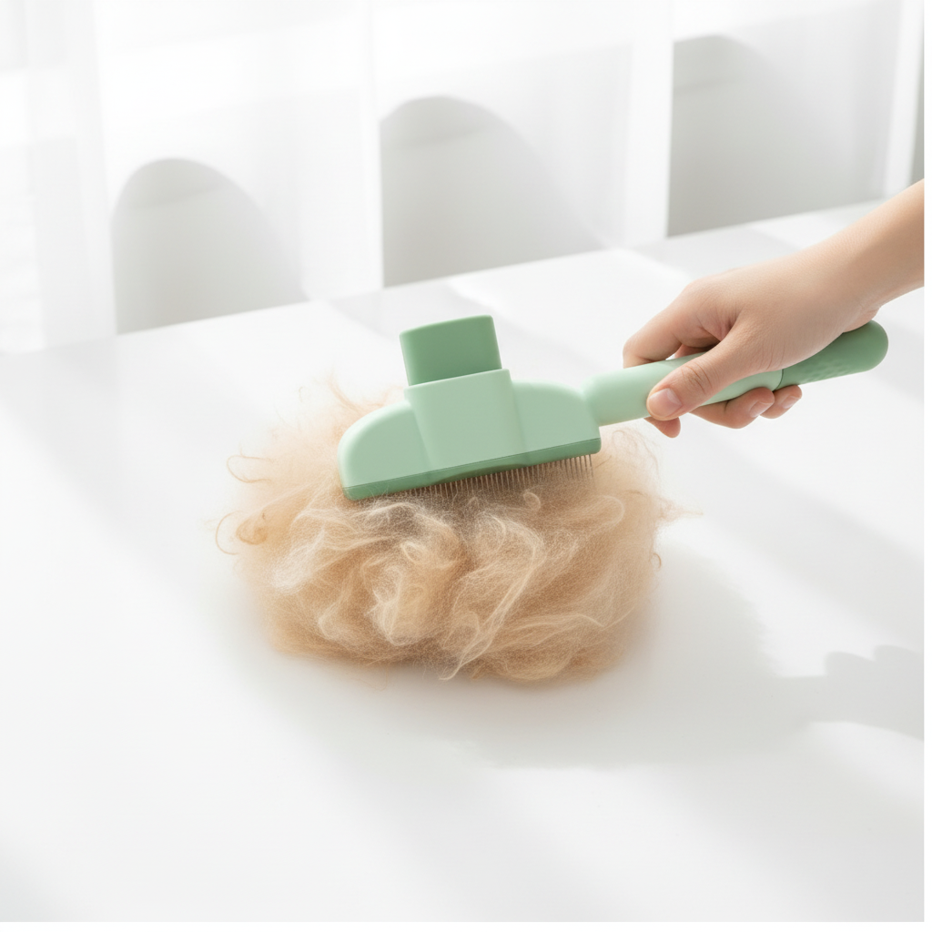 Effectiveness demonstration with removed fur